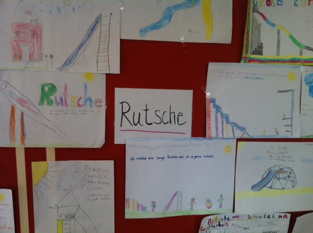 Rutsche Plakat